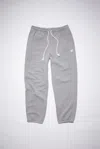 Acne Studios Fleece Sweatpants In Light Grey Melange
