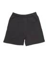 Acne Studios Fleece Track Shorts In Black