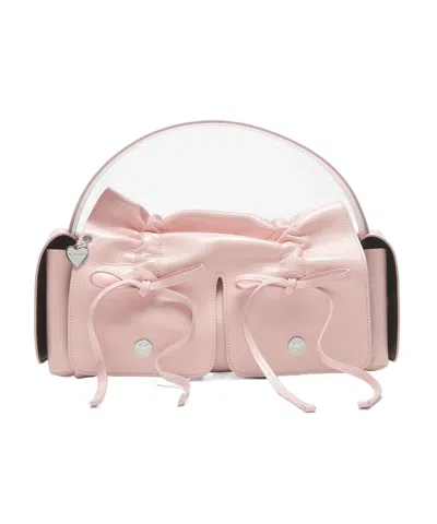 Acne Studios Flip Shoulder Bag In Nude