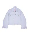 Acne Studios Floral-embroidered Denim Jacket