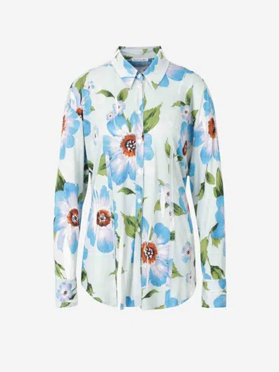 Acne Studios Floral Motif Blouse