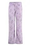 ACNE STUDIOS ACNE STUDIOS FLORAL PRINTED FLARED trousers