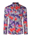 Acne Studios Flower Printed Shirt In Multi