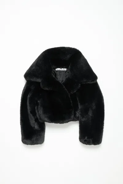 Acne Studios Fluffy Jacket In Black