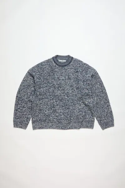 Acne Studios Jacquard Jumper In Blue