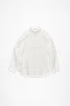 Acne Studios Button-up Shirt In 100 White