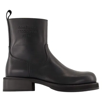 Acne Studios Fn Mn Shoe000280 Ankle Boots -  - Leather - Black