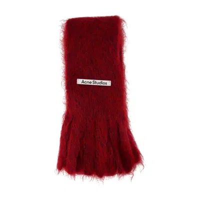 Acne Studios Fn Ux Accs000191 Scarf In Red