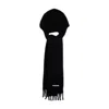 Acne Studios Fn Ux Accs000194 Scarf In Black