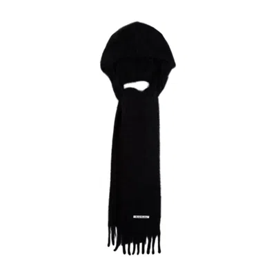 Acne Studios Fn Ux Accs000194 Scarf In Black