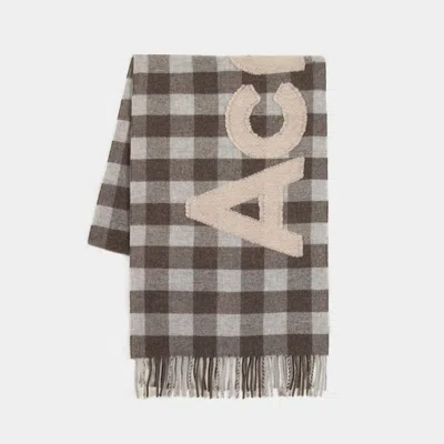 Acne Studios Fn Ux Scar000297 Scarf In Brown