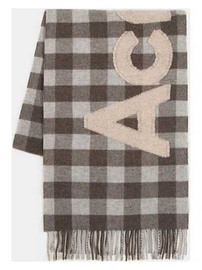 Acne Studios Fn Ux Scar000297 Scarf In Brown