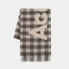 Acne Studios Fn Ux Scar000297 Scarf In Brown