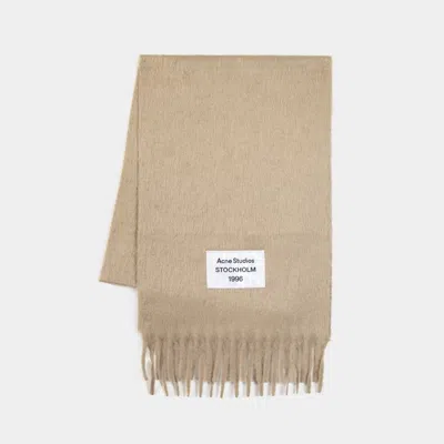 Acne Studios Fn Ux Scar000401 Scarf In Neutral