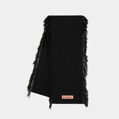 Acne Studios Fn Ux Scar000429 Scarf In Black