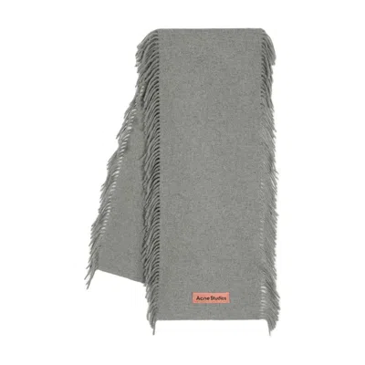 Acne Studios Fn Ux Scar000429 Scarf In Grey