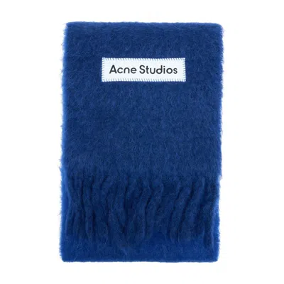 Acne Studios Fn Ux Scar000443 Scarf In Blue