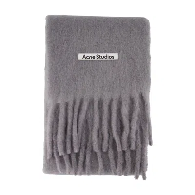 Acne Studios Fn Ux Scar000456 Scarf In Gray