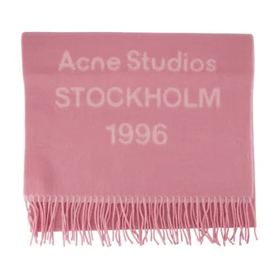 Acne Studios Fn Ux Scar000465 Scarf In Pink