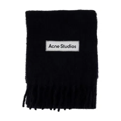 Acne Studios Fn Ux Scar000467 Scarf In Black