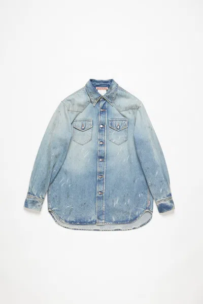 Acne Studios Fn-ux-shir000026 - Shirts Clothing In Light Blue