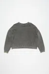 Acne Studios Fn-ux-swea000017 In Bm0 Faded Black
