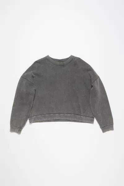 Acne Studios Fn-ux-swea000017 In Bm0 Faded Black