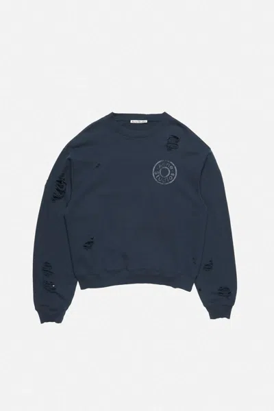Acne Studios Fn-ux-swea000104 - Sweatshirts Clothing In Blue