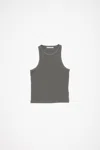 Acne Studios Ribbed Vest In Djo Faded Grey
