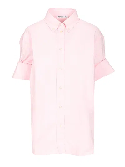 Acne Studios Fn-wn-blou001142 Shirts Rose In Pink
