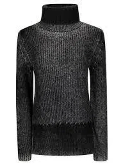 Acne Studios Turtleneck Knitted Sweaters In Grey