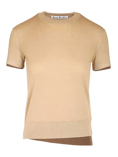 Acne Studios Fn-wn-knit000861 Knitwear Beige In Neutral