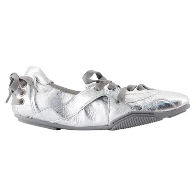 Acne Studios Fn Wn Shoe000998 Sneakers -  - Leather - Silver In Gray