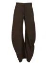 Acne Studios Women Tailored Trousers In Brown