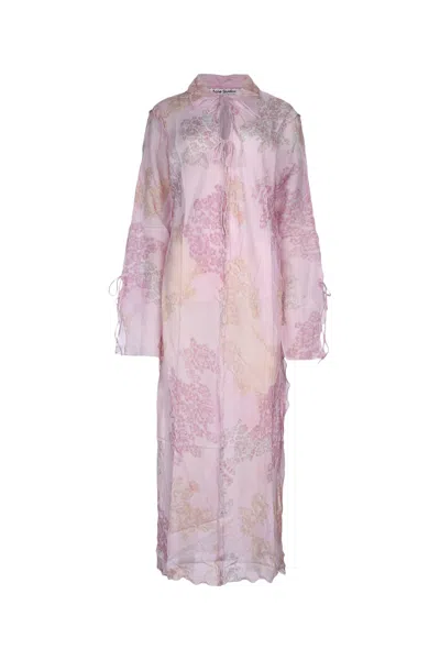 Acne Studios Fn-wn-dres001246 In Pink