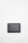 Acne Studios Folded Leather Wallet In Black