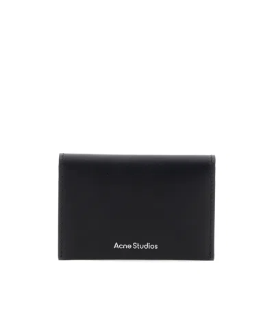 Acne Studios Folding Wallet In Black