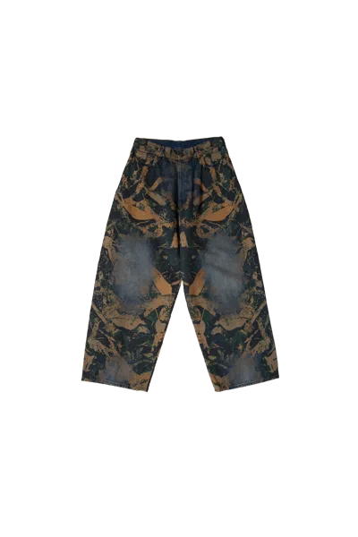 Acne Studios Forest Camo 2023 Fit Jeans In Blue