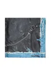 Acne Studios Women Printed Silk Scarf In Black