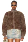Acne Studios Shoulder Caps. In Mud Brown