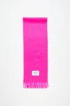 Acne Studios Fringed Scarf In Fuchsia Pink