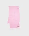 Acne Studios Fringe Wool Scarf Rosa