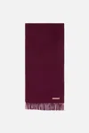Acne Studios Fringe Wool Scarf – Narrow