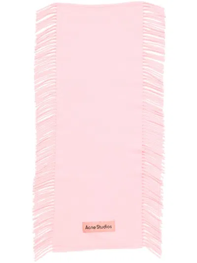 ACNE STUDIOS FRINGE WOOL SCARF