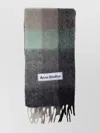 Acne Studios Fringed Block Design Scarves