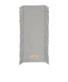 Acne Studios Fringed-edge Scarf In Gray