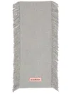 Acne Studios Fringed-edge Scarf In Grey