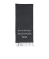 Acne Studios Fringed Scarf In Black