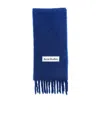 Acne Studios Fringed Scarf In Blue