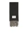 Acne Studios Fringed Scarf In Gray